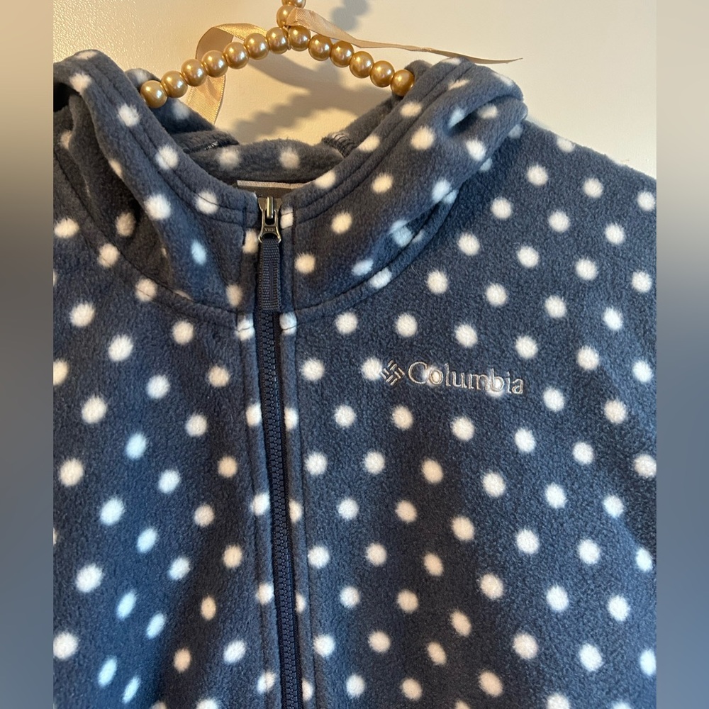 Columbia Girls' Benton Springs Printed Half Zip Poncho Size L